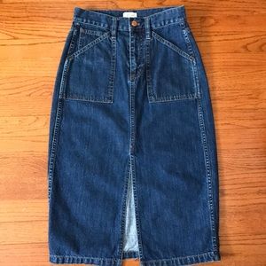 J Crew Denim skirt